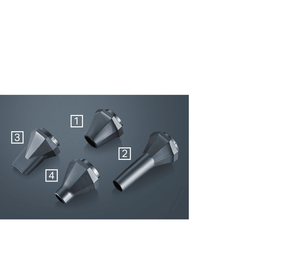用途に合わせたノズル付属