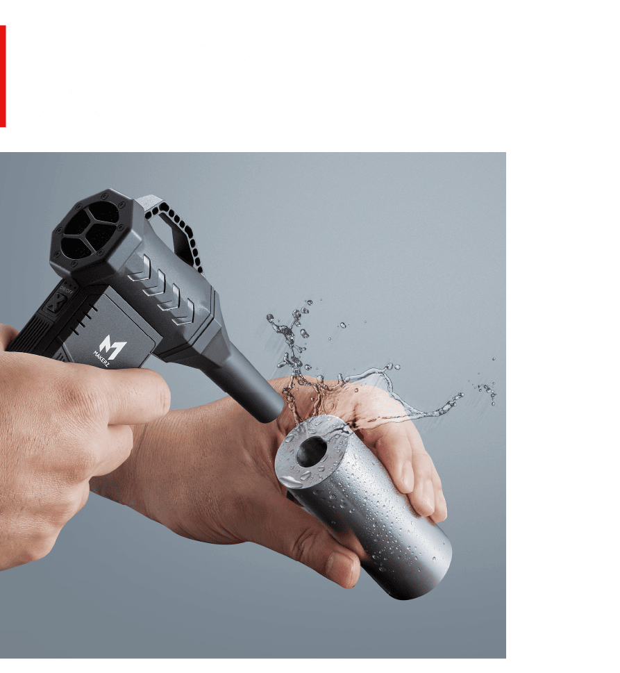 ワーク洗浄後の水切り