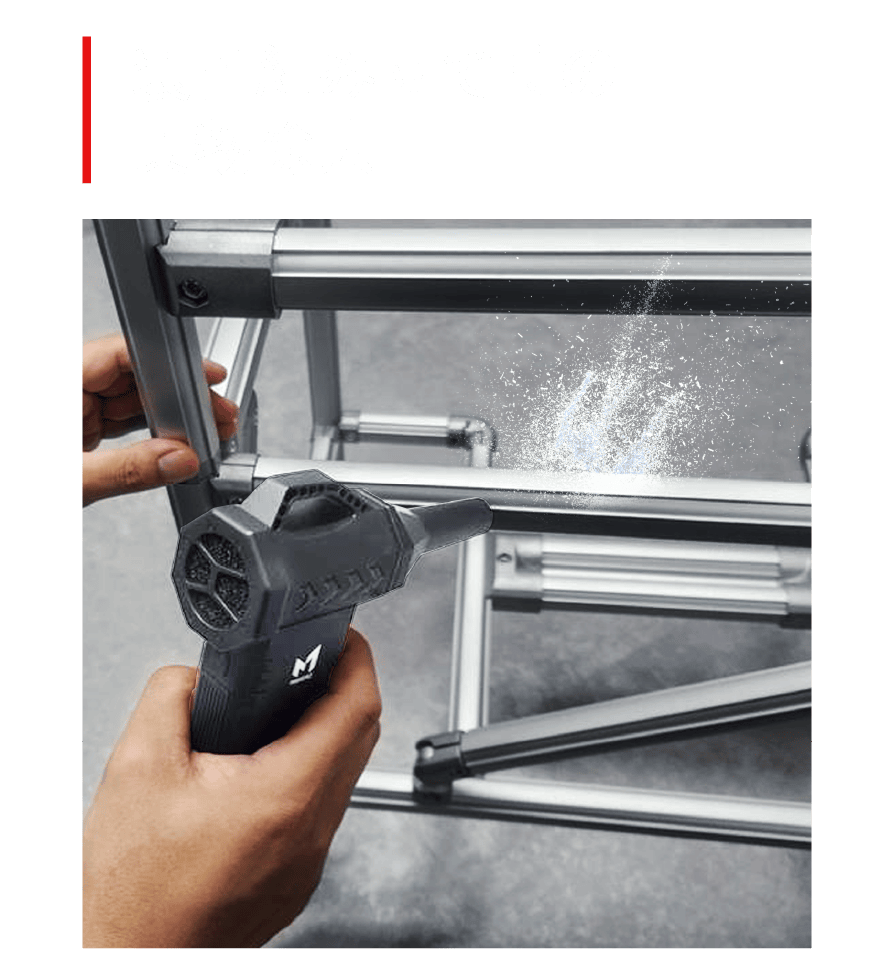 装置組み立て時の異物除去