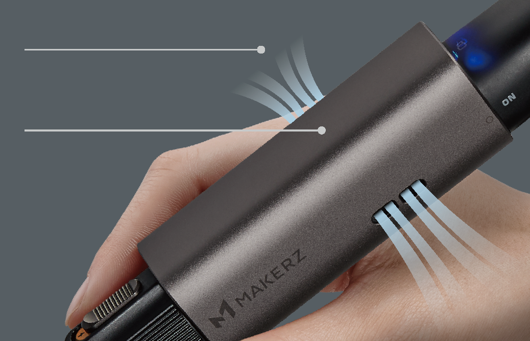 本体の発熱を抑えた冷却設計